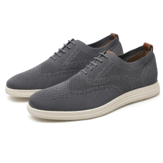 Knitted Mesh Casual Shoes Lightweight Smart casual shoes Breathable Office Walking Footwear Men Shoes XX1234-77